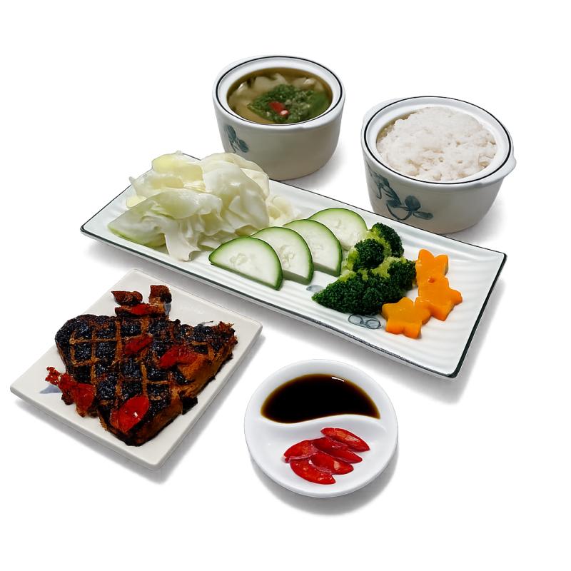 Set cơm 5 - Cá chép chay chiên tỏi ớt