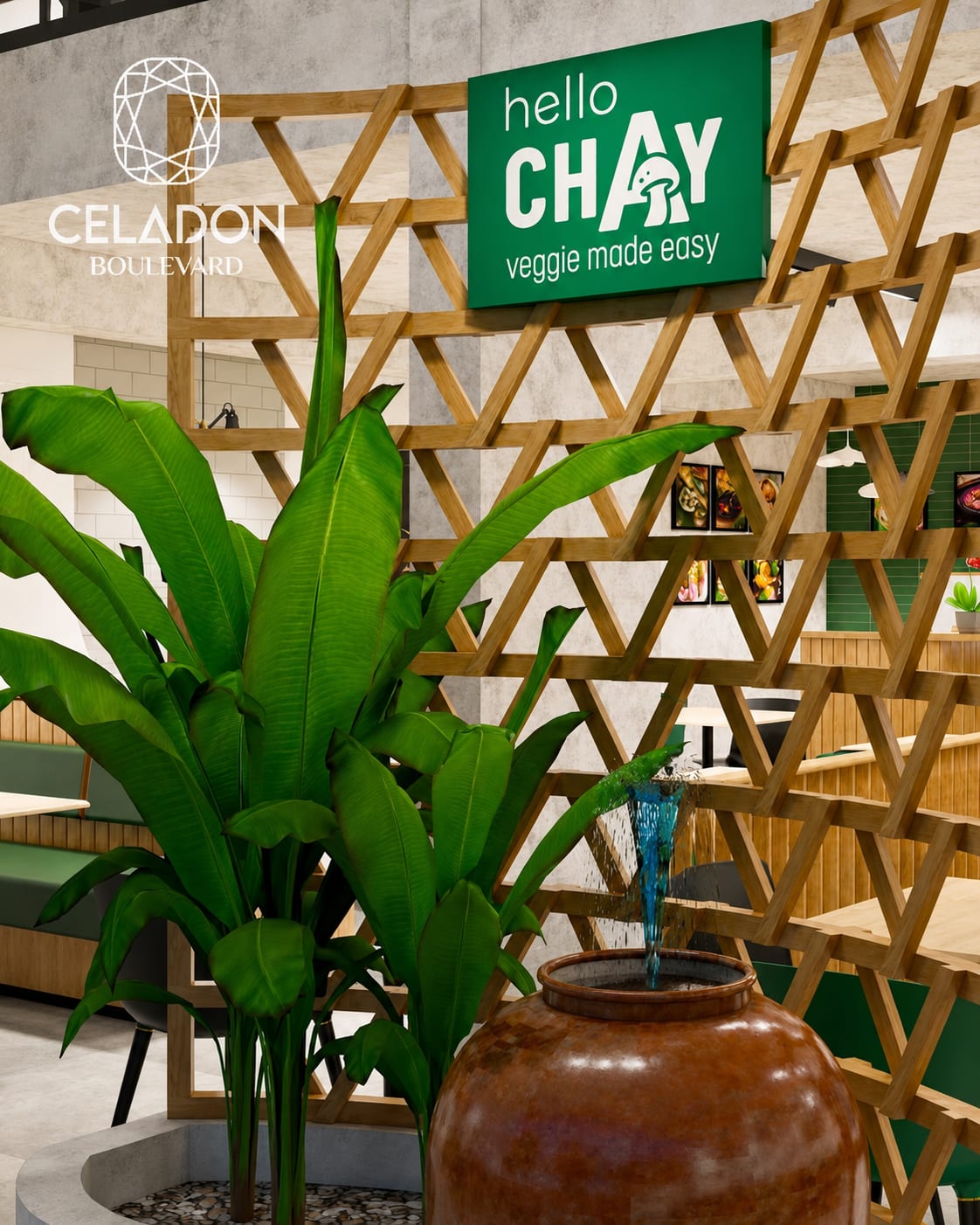 Khu vực ăn uống ấm cúng
